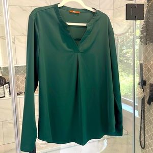 Women’s XL Emerald Green Blouse